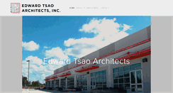 Desktop Screenshot of edwardtsaoarchitects.com