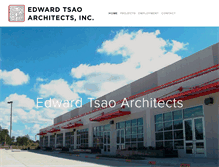 Tablet Screenshot of edwardtsaoarchitects.com